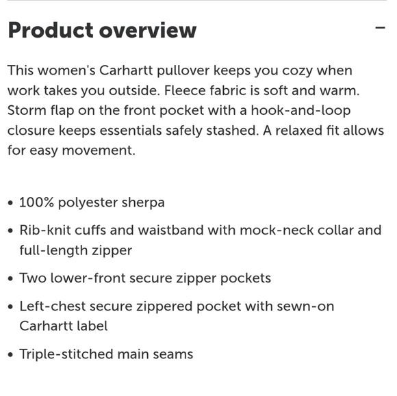 Carhartt Womens Malt Geo Aztec Fleece Pullover Size Small White Grey Cozy Warm - Picture 2 of 16